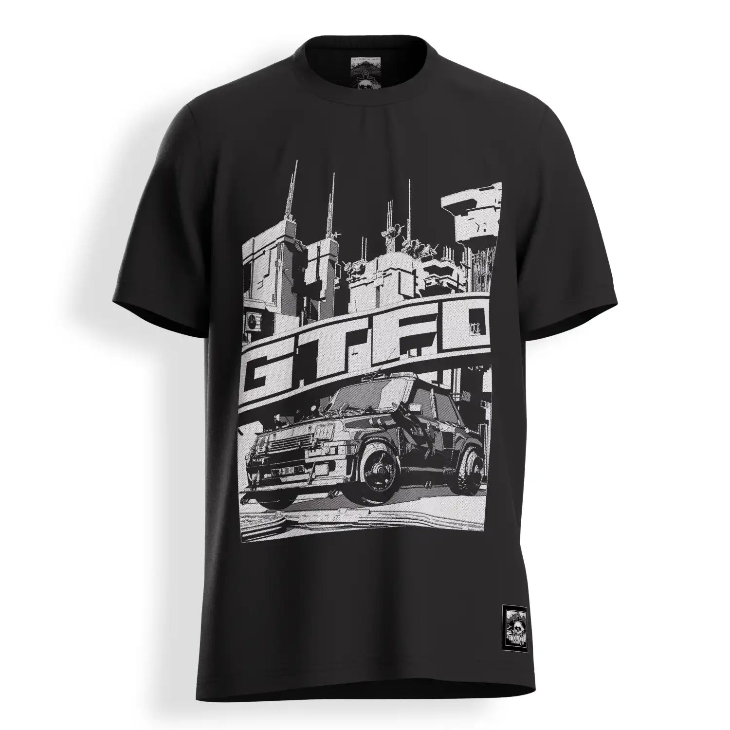 ★Urbandtype.★ Affection Vintage Crack T-Shirt Charcoal UBE Charcol Grey T Shirt – UEVE